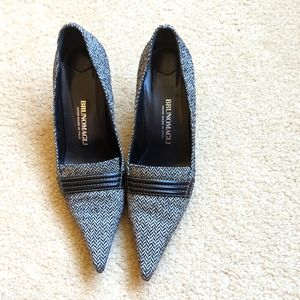 Pretty and functional Bruno Magli Tweed Pumps